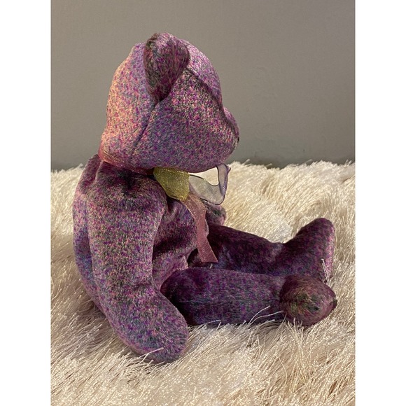 ⭐️🆁🅰🆁🅴⭐️   RARE Ty Beanie Baby 2000 SIGNATURE BEAR - MINT!     𖩆◠ܫ◠𖩐 - Picture 12 of 15